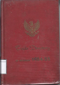 Image of Trade Directory Of Indonesia 1954-55
