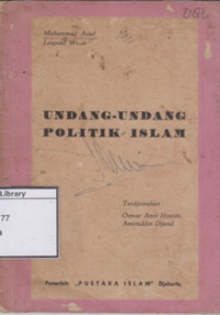 Image of Undang-undang politik Islam