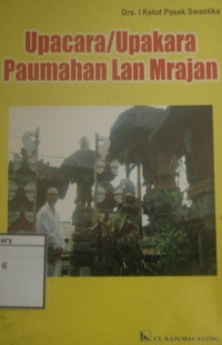 Image of Upacara/Upakara Paumahan Lan Mrajan