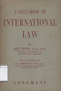 Image of A Text-Book of International Law