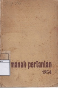 Image of Almanak Pertanian 1954