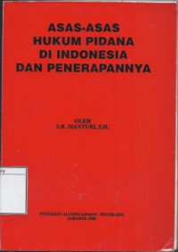 Image of Asas-asas Hukum Pidana di Indonesia dan Penerapannya