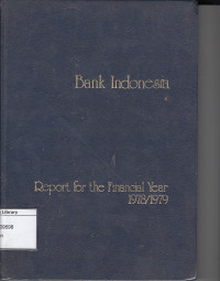 Image of Bank Indonesia : Report for the Financial Year 1978/1979