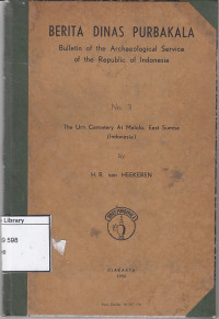 Image of Berita Dinas Purbakala: Bulletin of The Archaeological Service of The Republic of Indonesia