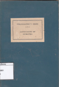 Image of Bibliographical series 1: languages of sumatra