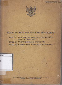 Image of Buku Materi perlengkap penataran