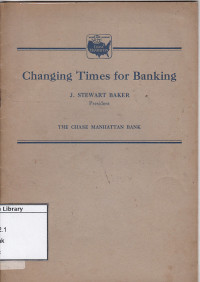 Image of Changing times for banking