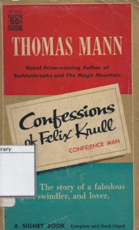 Image of Confessions of Felix Krull : Confidence Man