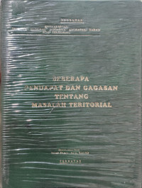Image of Beberapa Pendapat dan Gagasan tentang Masalah Teritorial