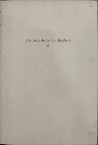 Image of Histoire de la Civilisation (Sejarah Peradaban)