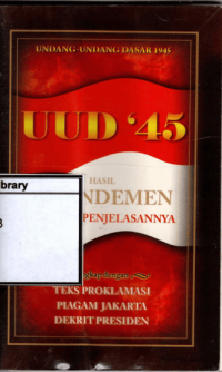 Image of UUD'45 Hasil Amandemen dengan Penjelasannya