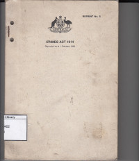 Image of Crimes Act 1914