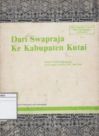 Image of Dari Swapraja Ke Kabupaten Kutai