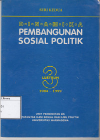 Image of Dinamika Pembangunan Sosial Politik