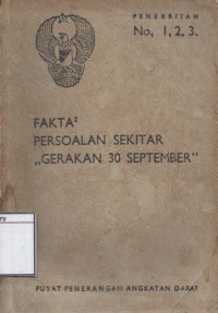 Image of Fakta-Fakta Persoalan Sekitar Gerakan 30 September