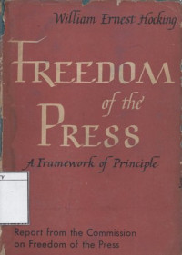 Image of Freedom of the Press: A Framework of Principle