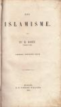 Image of Het Islamisme