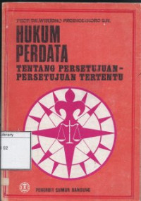 Image of Hukum Perdata Tentang Persetudjuan-Persetudjuan Tertentu