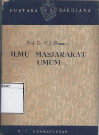 Image of Ilmu Masjarakat Umum: Pengantar Sosiologi