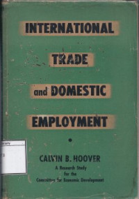 Image of International Trade ad Domestic Employment