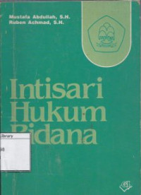 Image of Intisari Hukum Pidana