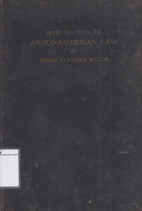 Image of Introduction to Anglo-American Law