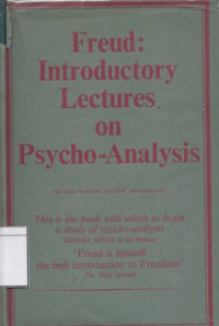 Image of Introductory Lectures on Psycho-Analysis: A Couse of Twenty-Eight Letures Delivered at the University of Vienna