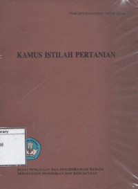 Image of Kamus Istilah Pertanian