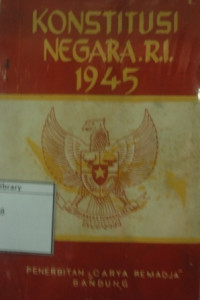 Image of Konstitusi Negara R.I 1945