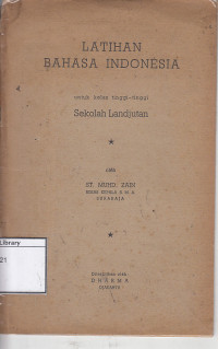 Image of Latihan Bahasa Indonesia