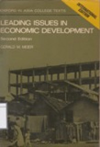 Image of Leading Issues in Economic Development