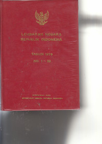 Image of Lembaran negara Republik Indonesia 1976 No.1-59