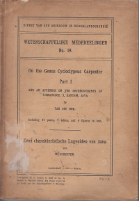 Image of On the genus cycloclypeus carpenter (part 1)