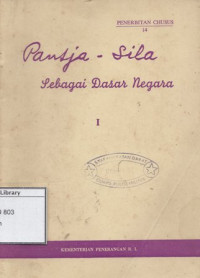 Image of Pantja-Sila Sebagai Dasar Negara