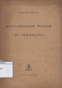Image of Pembaharuan Hukum di Indonesia