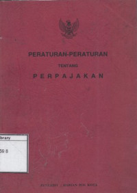 Image of Peraturan-peraturan tentang Perpajakan
