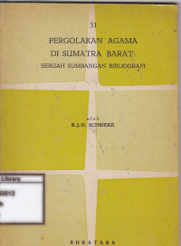 Image of Pergolakan agami di Sumatra Barat