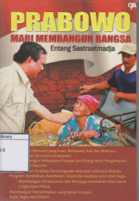 Image of Prabowo: Mari Membangun Bangsa