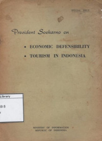 Image of Presiden Soekarno on Economic Defensibility, Tourism In Indonesia