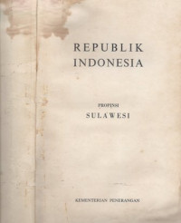 Image of Republik Indonesia: Propinsi Sulawesi