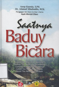 Image of Saatnya Baduy Bicara