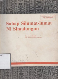 Image of Sahap Silumat-lumat Ni Simalungun