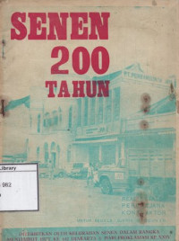 Image of Buku Sedjarah: Senen 200 Tahun