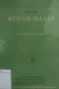 Image of Soal Bedah-Majat: Fatwa No.4/1955