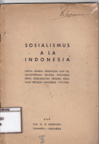 Image of Sosialismus ala indonesia
