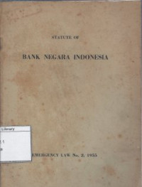 Image of Statute Of Bank Negara Indonesia