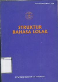 Image of Struktur Bahasa Lolak