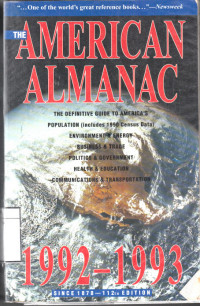 Image of The American Almanac 1992-1993