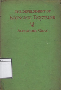 Image of The Development of Economic Doctrine