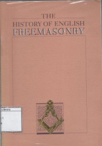 Image of History of English Freemasonry